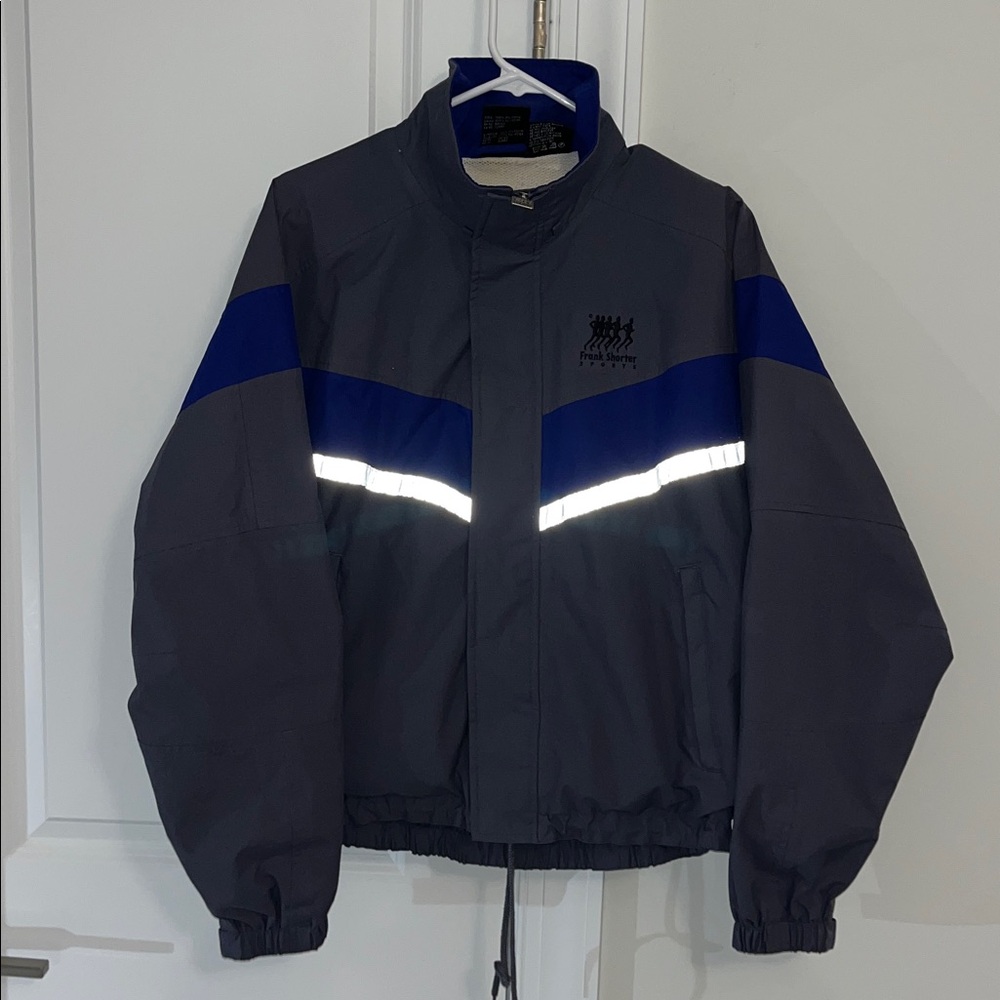 Frank Shorter Reflective Marathon Running Waterproof Gore Tex Goretex Jacket M
